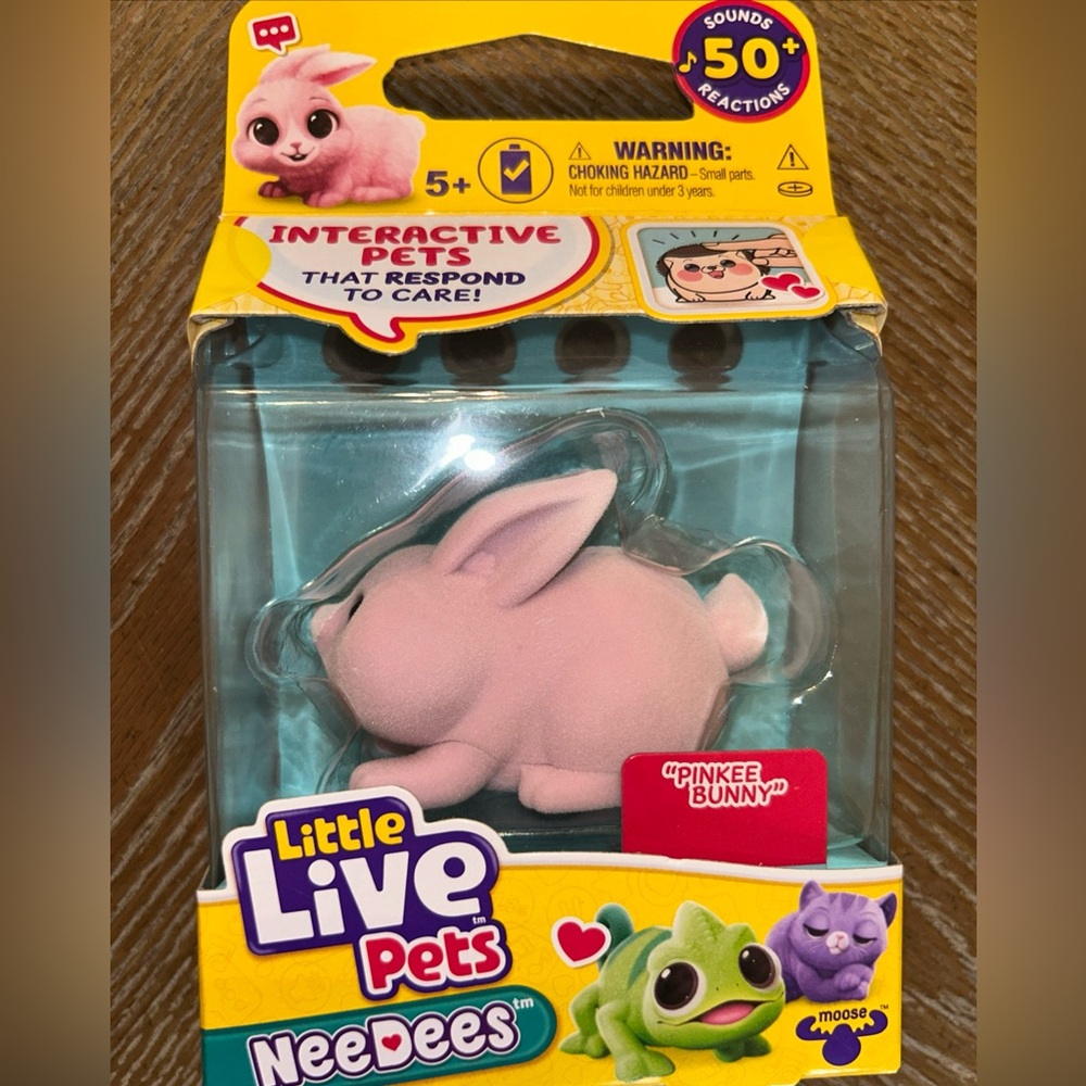 Pink Interactive Bunny- little live pets NEEDEES